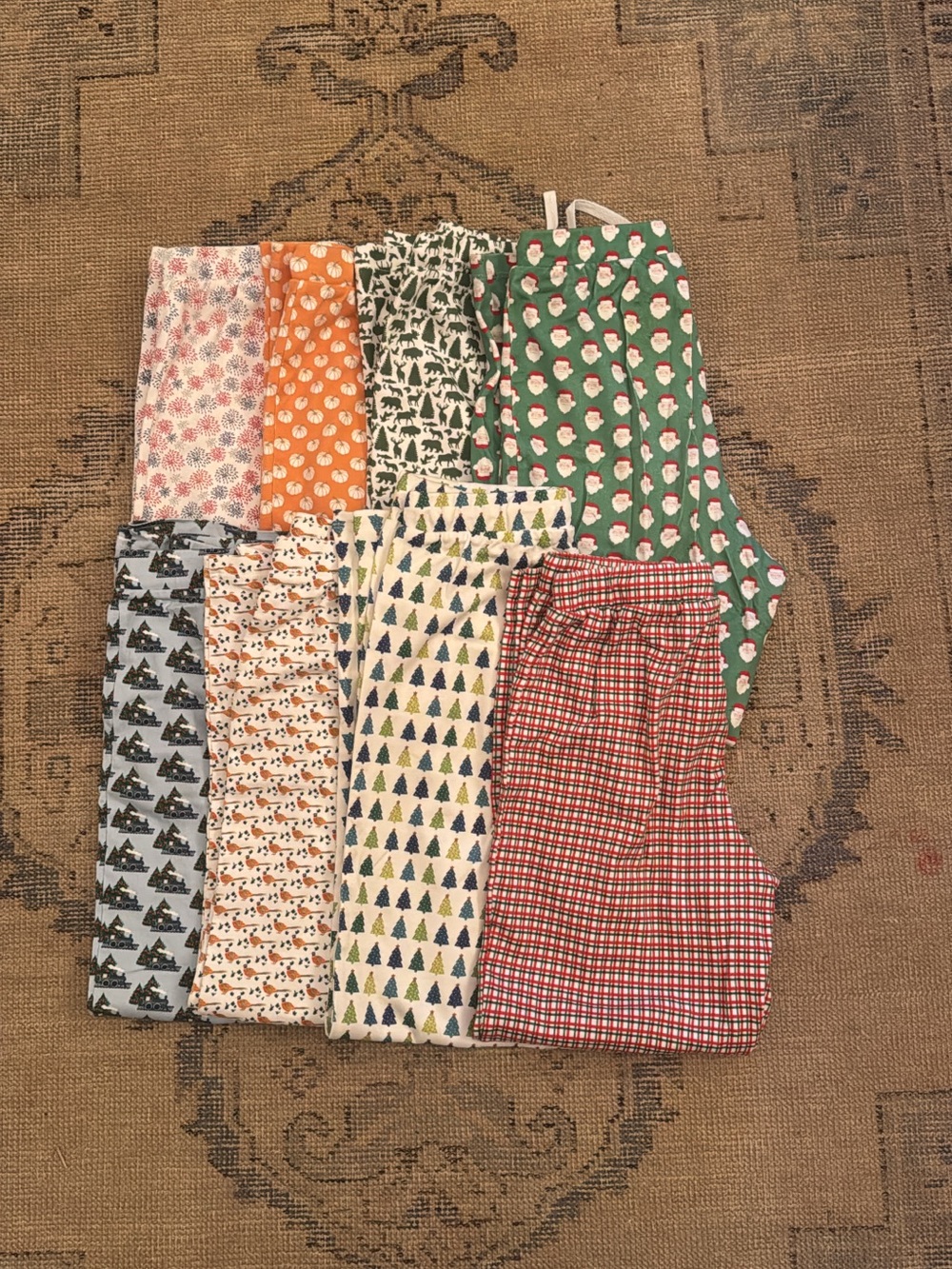 Lila & Hayes Beckett Pajama Bottoms -set of 8 NWOT
